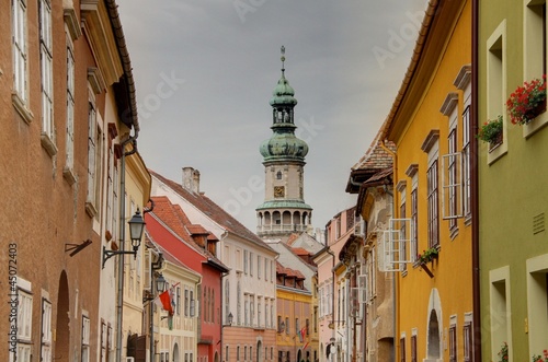 Принти на полотні rue de veszprem en hongrie