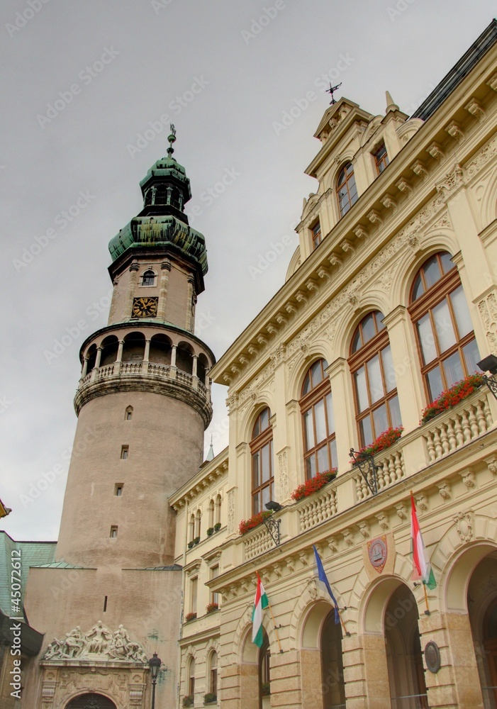 rue de veszprem en hongrie