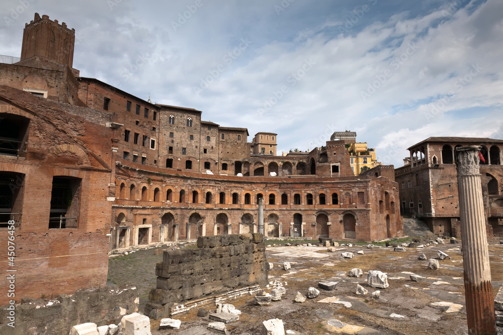Trajan's Markets in Rome, Italy