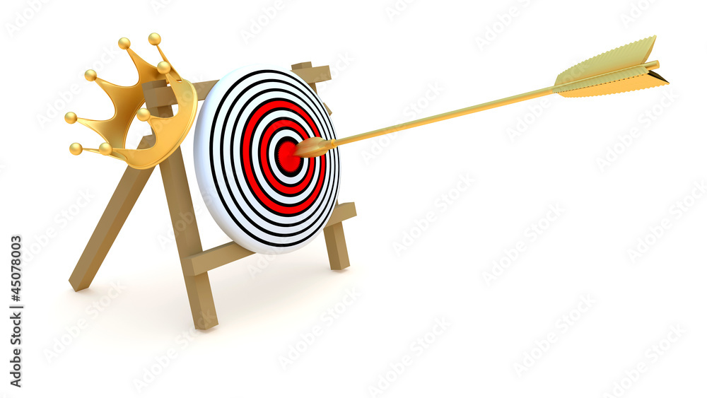 Gold target Gold target