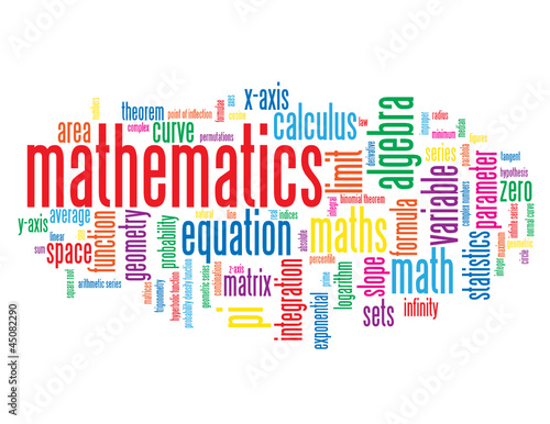 "MATHEMATICS" Tag Cloud (science studies statistics equations)