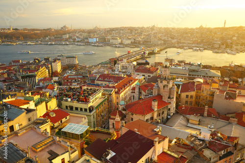 Photography Istanbul Sunset Panorama