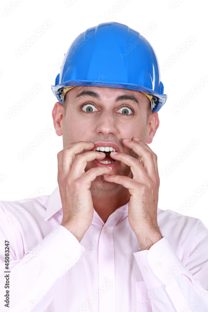 A horrified architect.