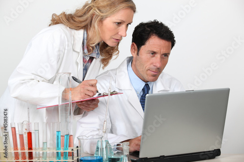 Lab technicians