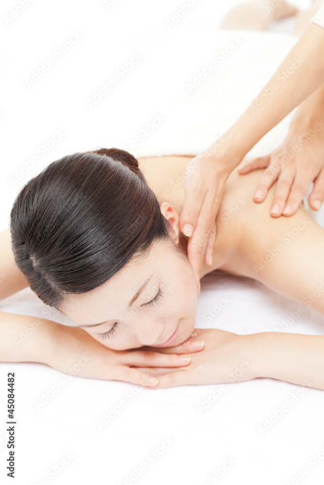 Beautiful young woman in spa. Portrait of asian. Beautiful young woman in spa. Portrait of asian.