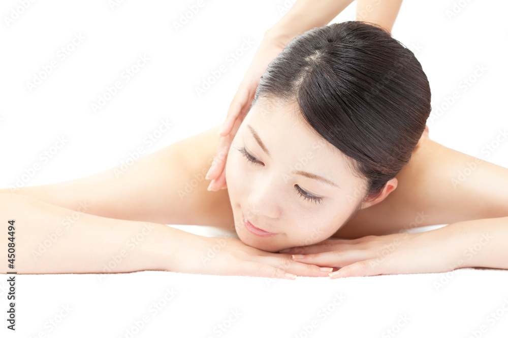 Beautiful young woman in spa. Portrait of asian. Beautiful young woman in spa. Portrait of asian.