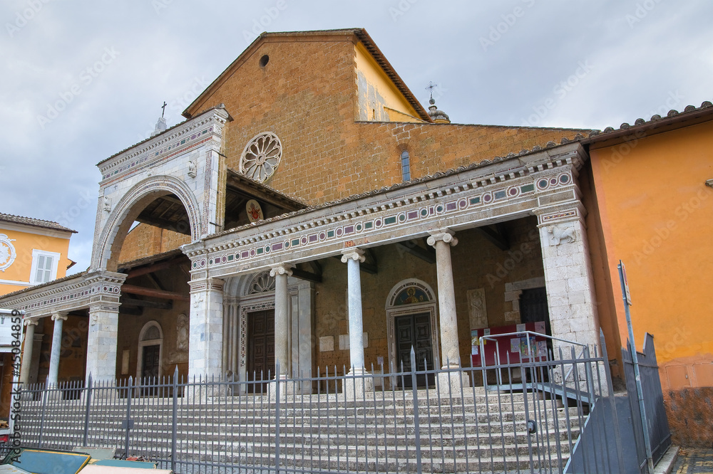 Cathedral of Civita Castellana. Lazio. Italy.