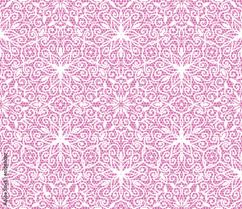 seamless lace floral pattern on pink background seamless lace floral pattern on pink background