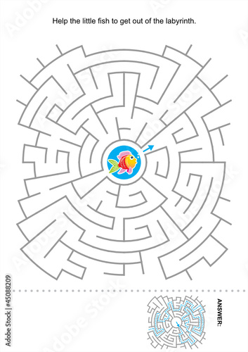 Maze game for kids