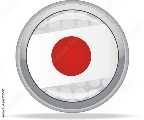 Free Download japan flag button - GFXLoad