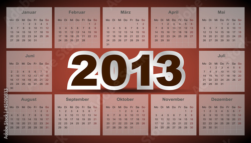 2013 kalender