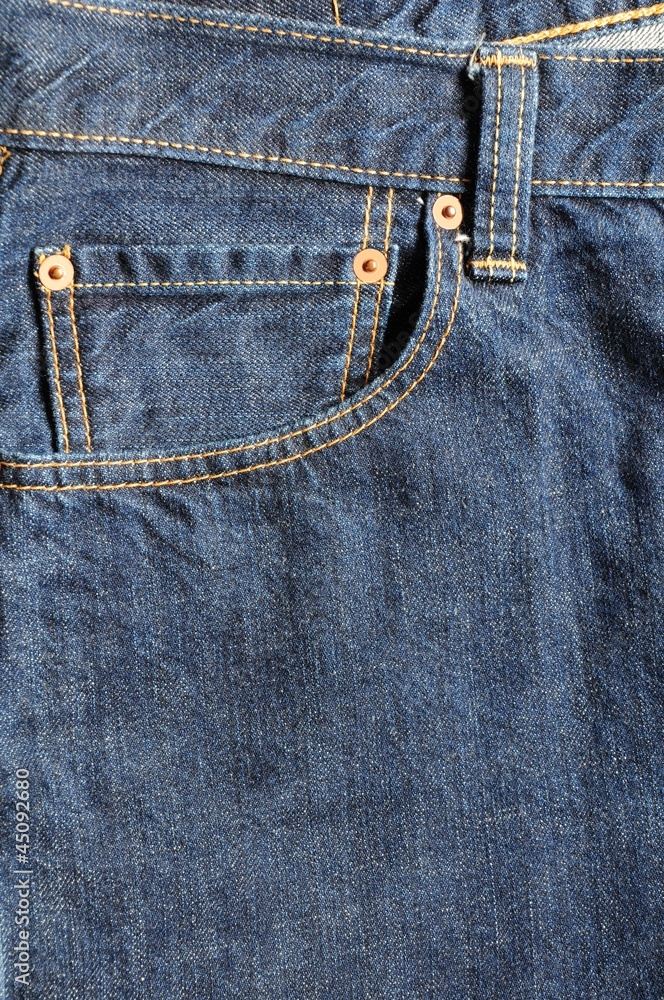 close up blue jeans with pocket close up blue jeans with pocket