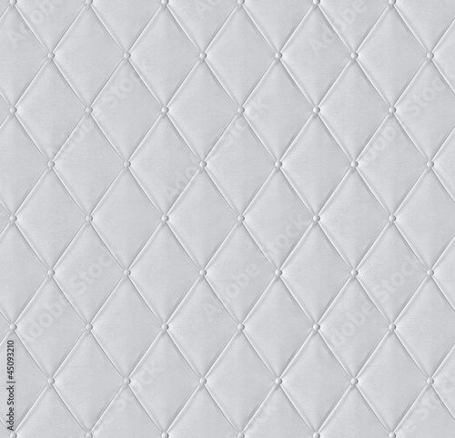 White quilted leather tiled texture