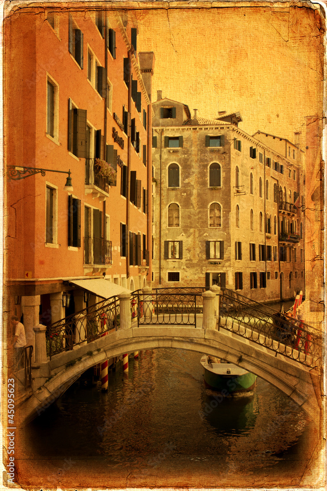 Venice, view of a canal