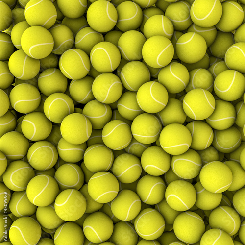 Tennis balls background © grandeduc