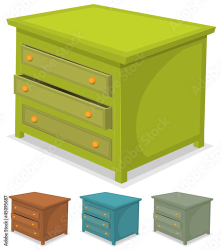 Cabinet Green Set