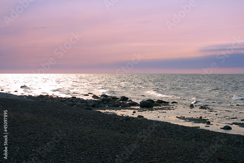 Beach Evening sky