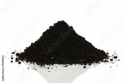 Heap of the soil