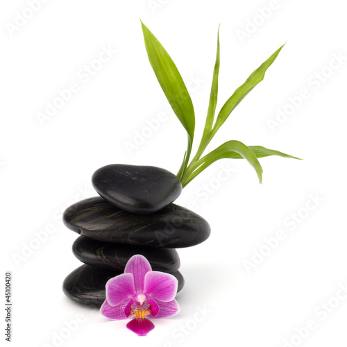 Zen pebbles balance. Spa and healthcare concept.