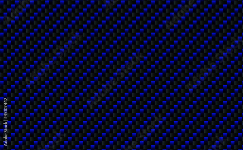 Blue carbon fiber