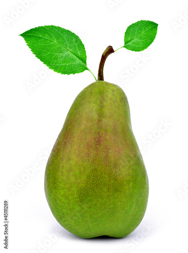 pear isolated on white