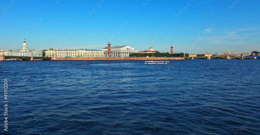 View of St. Petersburg. Vasilyevsky Island