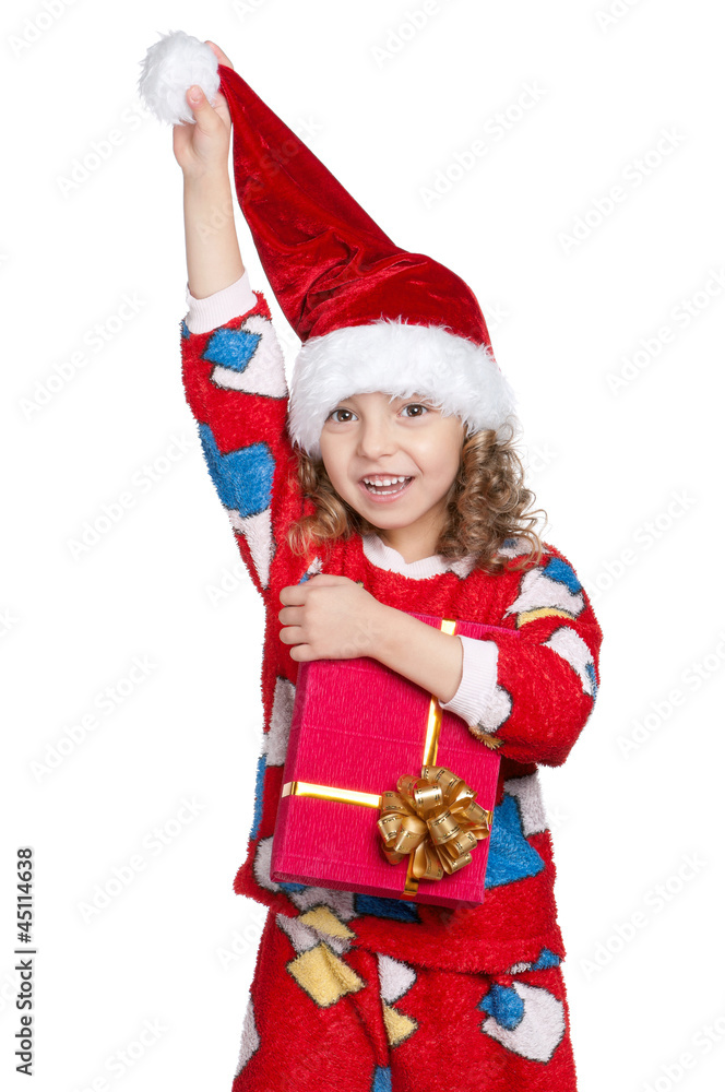 Little girl in pajamas Little girl in pajamas
