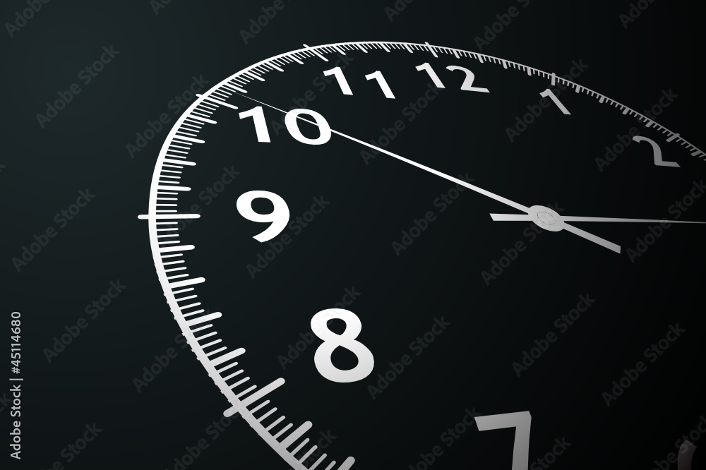 vector illustration of a clock vector illustration of a clock