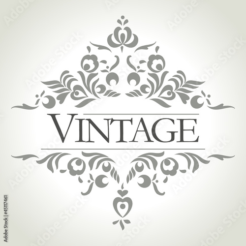 vector vintage frame