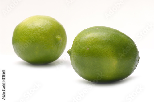 Pair of fresh limes