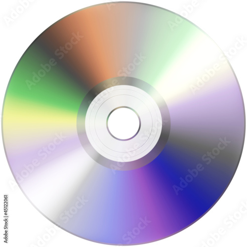 Blue Ray isolated on White