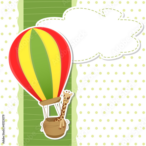 baby shower - hot air ballon - mongolfiera