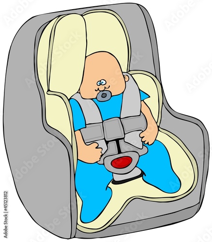 Baby in a carseat