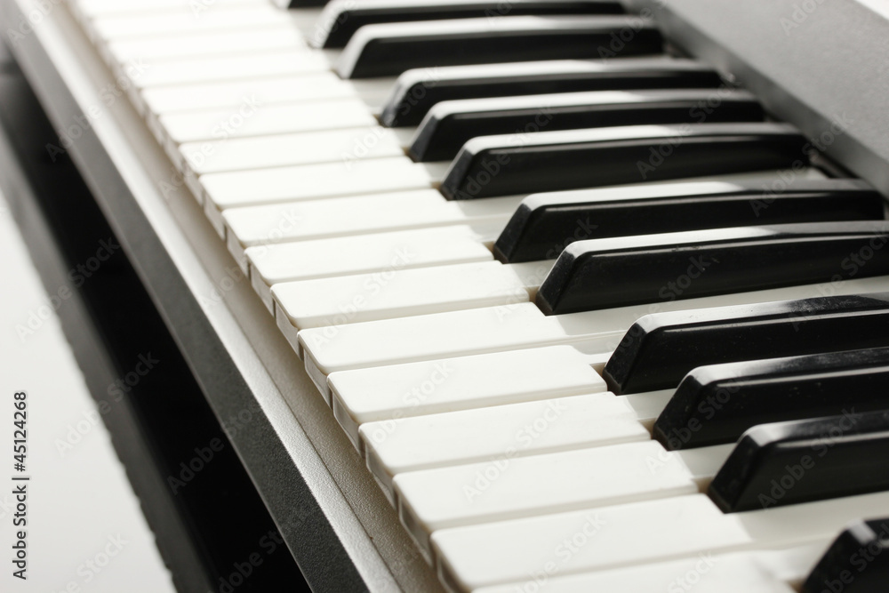 background of piano keyboard, close up background of piano keyboard, close up