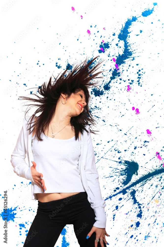 Obraz premium modern style dancer