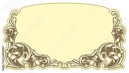Vintage style label