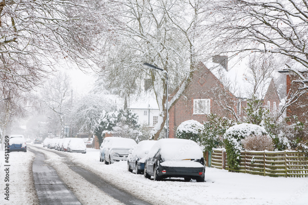 Road in snow