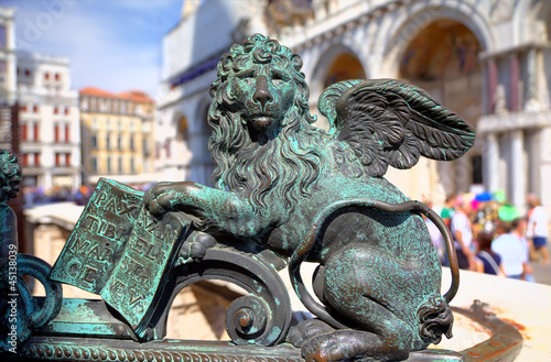 Winged Lion - the symbol of Venice, Italy