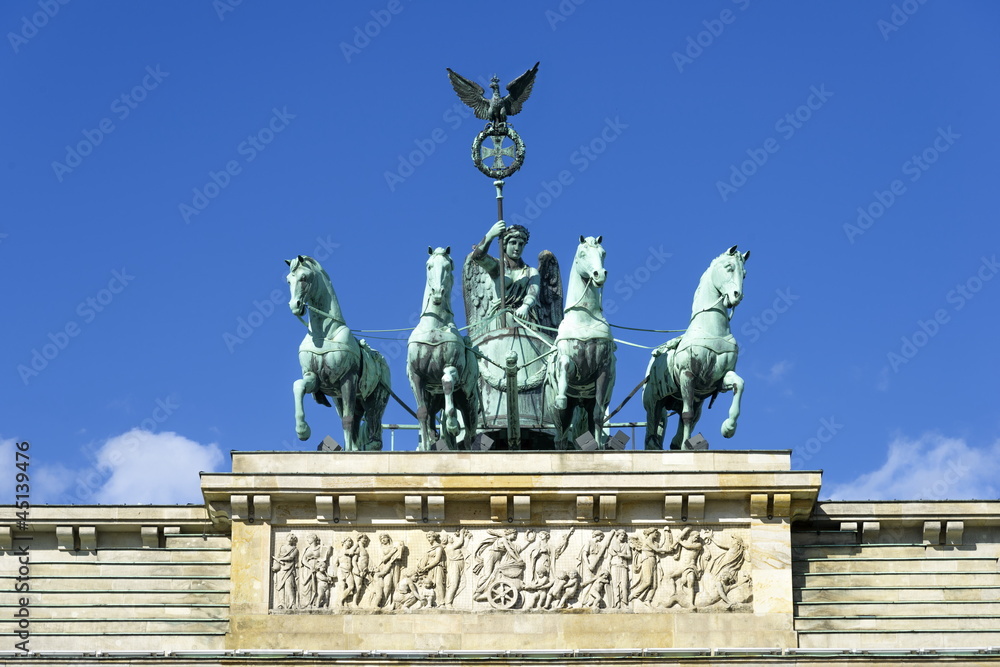 Obraz premium Quadriga auf dem Brandenburger Tor, Berlin