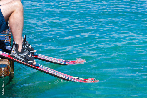 Fotografie initiation au ski nautique
