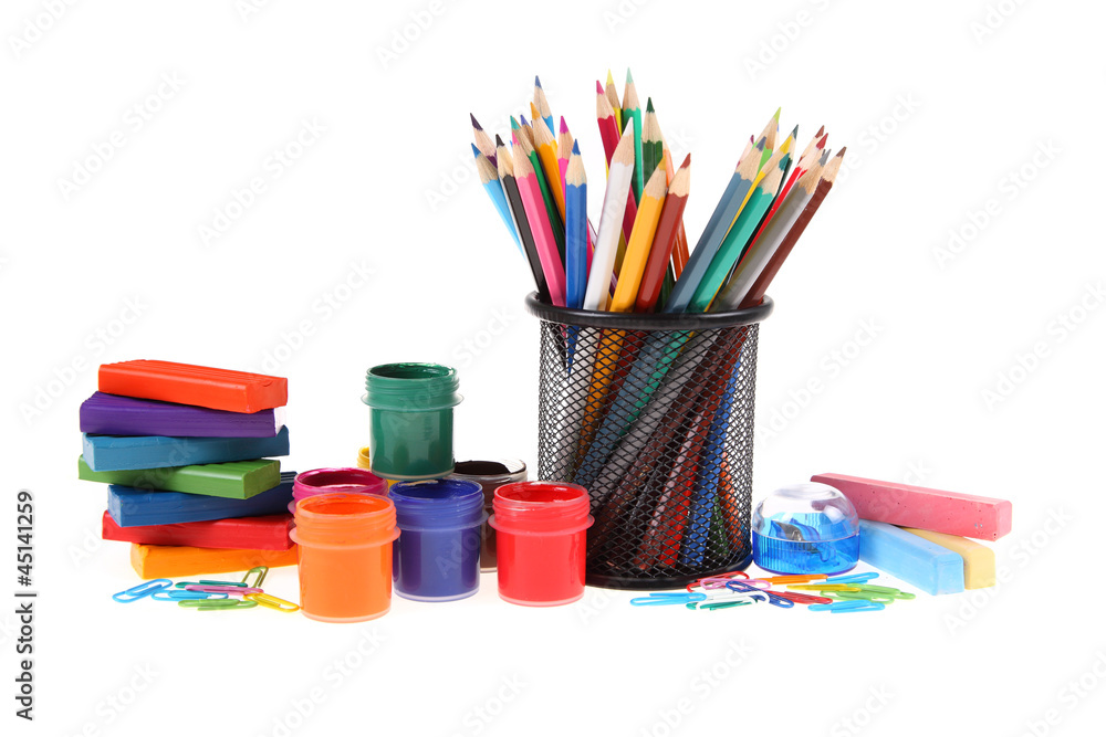 Fototapeta premium School accessories