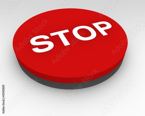 Red Stop pushbutton
