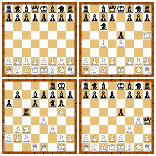 Chess position set