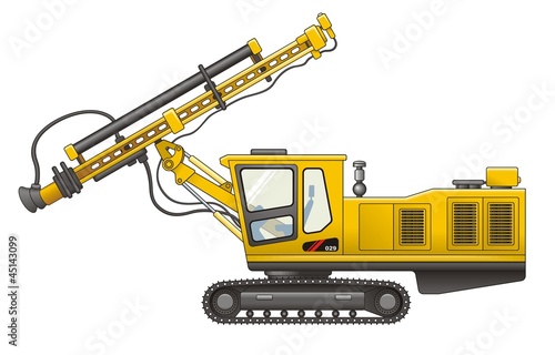 Drilling Rig vector