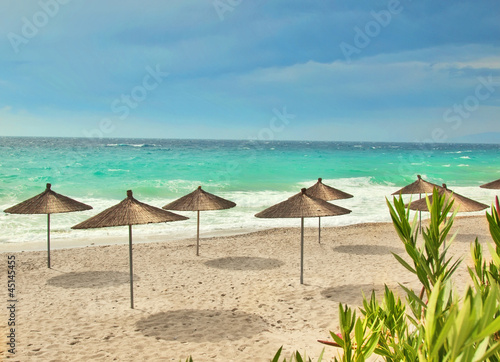 Beautiful sea beach in peninsula Kassandra,Greece