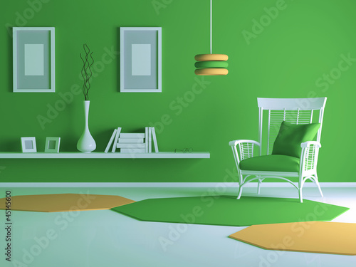 interior design of modern living room