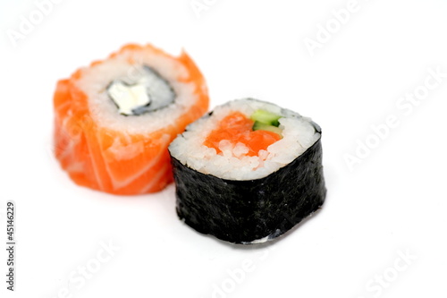 Wallpaper Mural delicious sushi isolated Torontodigital.ca