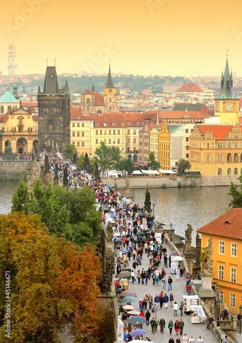 Photography prague, le pont charles