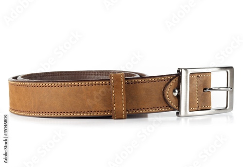 Leather belt for men.