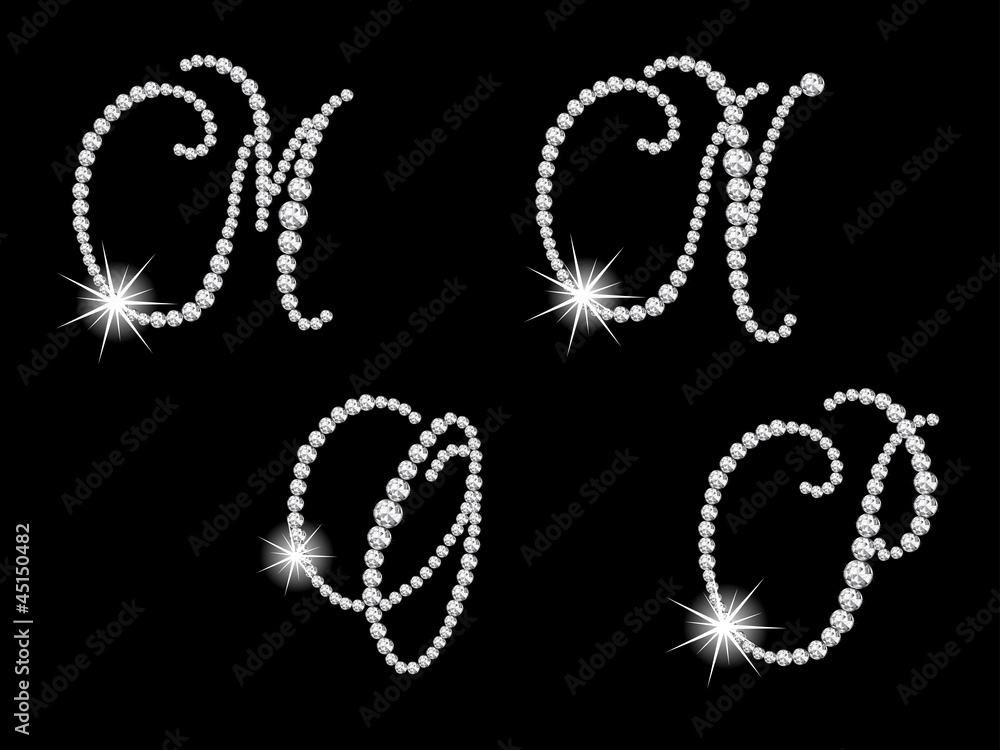 Diamond letters Diamond letters